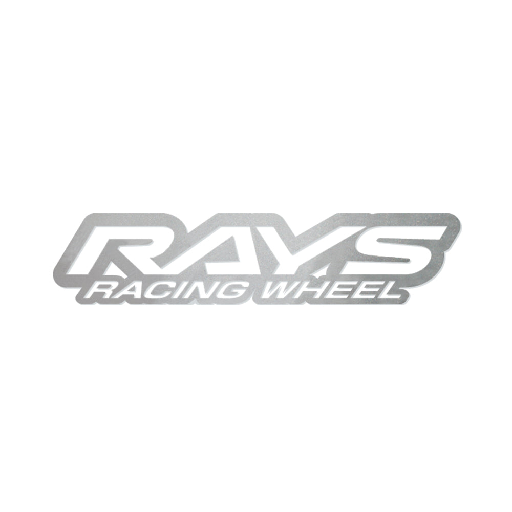 RAYS NO.20 RAYS RACING WHEEL LOGO STICKER 250MM - SILVER 74040200009SL