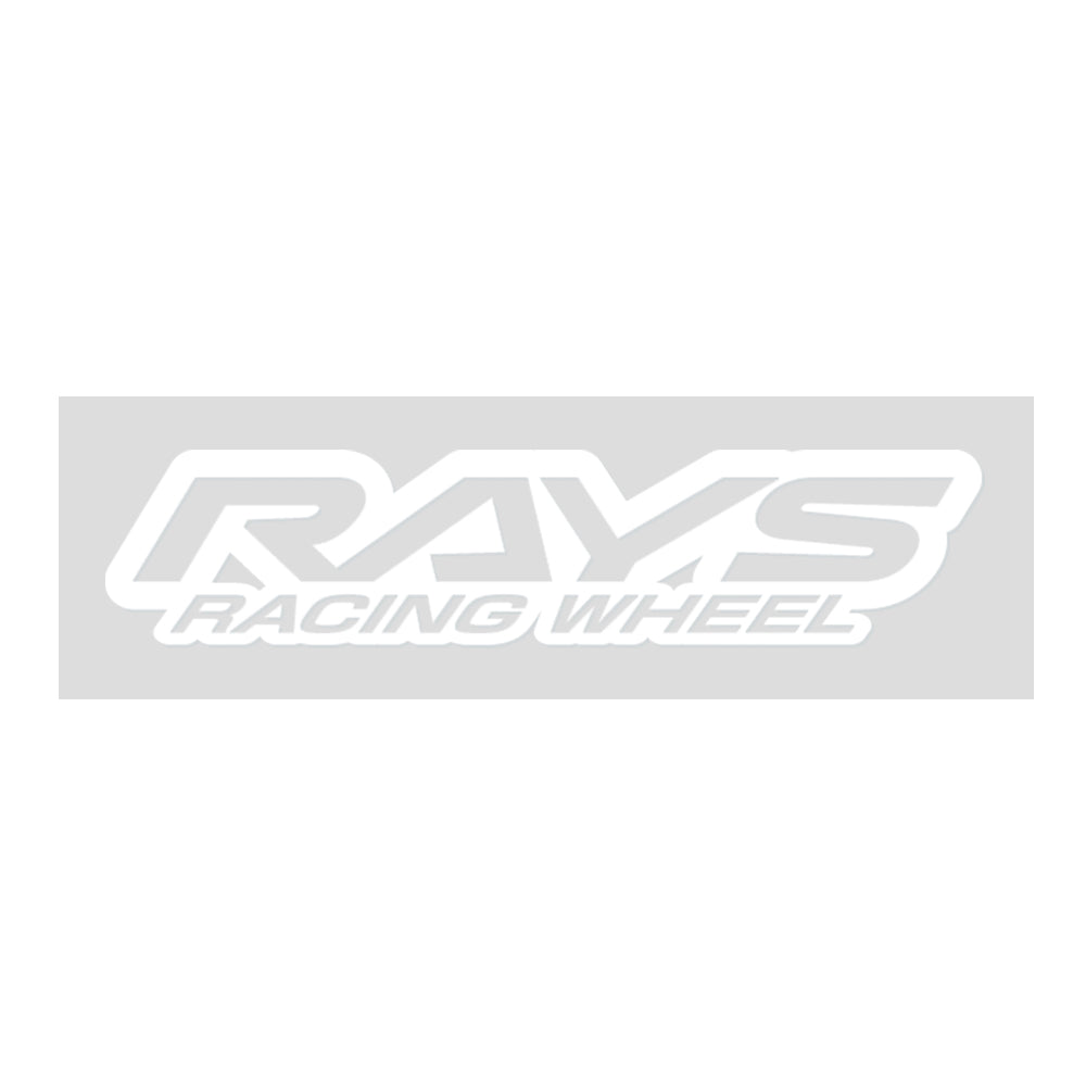 RAYS NO.20 RAYS RACING WHEEL LOGO STICKER 250MM - WHITE 74040200008WH