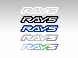 RAYS RAYS OFFICIAL STICKER RAYS LOGO STICKER (NUKI LETTER TYPE) WIDTH 250MM BLUE FOR  7404-3