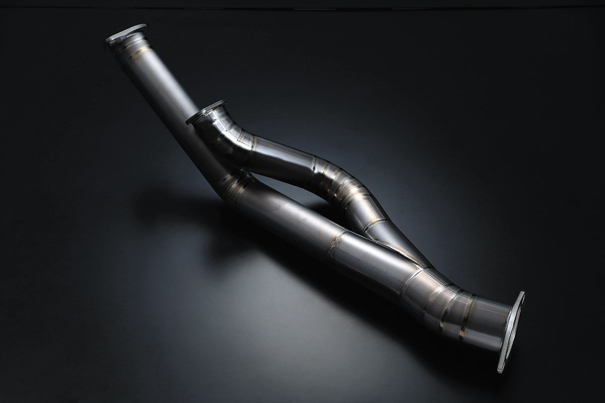 MIDORI SEIBI CENTER TITANIUM FRONT PIPE 90 FOR NISSAN SKYLINE GT-R BNR32 BNR33 BNR34 MIDORI-SEIBI-CENTER-00004