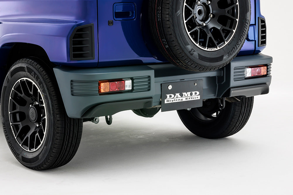 DAMD LITTLE 5./Δ. REAR BUMPER UNPAINTED BASE MATERIAL ABS FOR SUZUKI JIMNY SIERRA JB74 YEAR: 2018.07~ DAMD-00162
