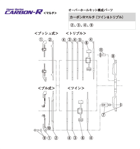 EXEDY CARBON-R DRVN PLATE  For HONDA Civic, Integra B type engine  DP01