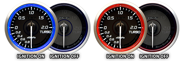 DEFI RACER GAUGE N2 PLUS PRESSURE 0~1000kPa 60MM BLUE DF19601