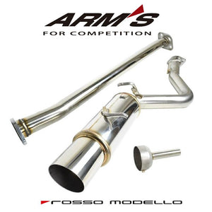 ROSSO MODELLO ARMS GT-304S STAINLESS STRAIGHT CENTER PIPE RACING EXHAUST MUFFLER FOR SUBARU BRZ ZC6 AGS-137S