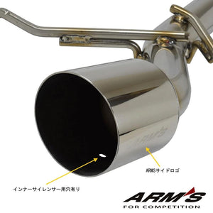 ROSSO MODELLO ARMS GT-304Z3R STAINLESS RIGHT EXIT REAR RACING EXHAUST MUFFLER FOR SUZUKI SWIFT SPORT ZC33S AGS-738Z3R