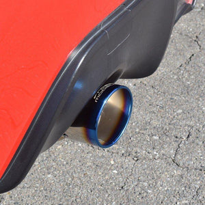 ROSSO MODELLO ARMS GT-TITAN-T TITANIUM TAIL BLACK WITH CENTER SILENCER RACING EXHAUST MUFFLER FOR TOYOTA GR86 ZN8 AGT-137T-BLACK