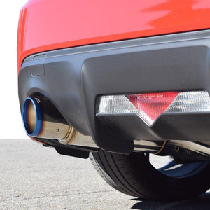 ROSSO MODELLO ARMS GT-TITAN-T TITANIUM TAIL SILVER WITH CENTER SILENCER RACING EXHAUST MUFFLER FOR TOYOTA GR86 ZN8 AGT-137T-SILVER
