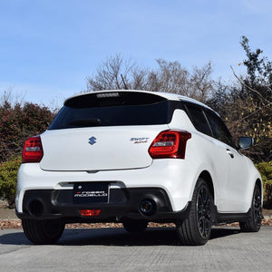 ROSSO MODELLO ARMS GT-304Z3R-TI TITANIUM TAIL SILVER RIGHT EXIT REAR RACING EXHAUST MUFFLER FOR SUZUKI SWIFT SPORT ZC33S AGT-738Z3R-SILVER
