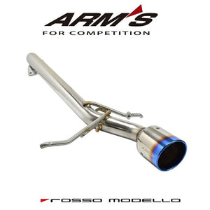 ROSSO MODELLO ARMS GT-304Z3R-TI TITANIUM TAIL BLACK RIGHT EXIT REAR RACING EXHAUST MUFFLER FOR SUZUKI SWIFT SPORT ZC33S AGT-738Z3R-BLACK