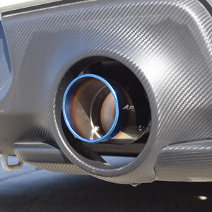 ROSSO MODELLO ARMS GT-304Z3R-TI TITANIUM TAIL BLUE RIGHT EXIT REAR RACING EXHAUST MUFFLER FOR SUZUKI SWIFT SPORT ZC33S AGT-738Z3R-BLUE