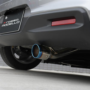 ROSSO MODELLO ARMS GT-304ZER-TI TITANIUM TAIL BLACK STRAIGHT TYPE RACING EXHAUST MUFFLER FOR SUZUKI SWIFT ZCEDS Z12E-WA06D AGT-748ZER-BLACK