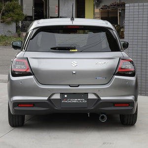ROSSO MODELLO ARMS GT-304ZER-TI TITANIUM TAIL SILVER STRAIGHT TYPE RACING EXHAUST MUFFLER FOR SUZUKI SWIFT ZCEDS Z12E-WA06D AGT-748ZER-SILVER