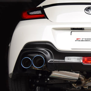 ROSSO MODELLO COLBASSO GT-FOUR EVO QUAD TITANIUM TAIL BLUE EXHAUST MUFFLER FOR SUBARU BRZ ZD8 AT MT COBF-K162-BLUE