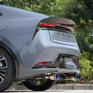 ROSSO MODELLO COLBASSO GT-FOUR QUAD TITANIUM TAIL SILVER EXHAUST MUFFLER FOR TOYOTA PRIUS MXWH60 M20A-1VM 2.0L HYBRID COBF-K164-SILVER