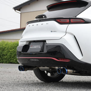 ROSSO MODELLO COLBASSO GT-FOUR EVO QUAD TITANIUM TAIL SILVER EXHAUST MUFFLER FOR TOYOTA CROWN SPORT Z RS AZSH36W AZSH37W COBF-K165-SILVER