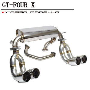 ROSSO MODELLO COLBASSO GTX-FOUR QUAD STAINLESS TAIL EXHAUST MUFFLER FOR HONDA S660 JW5 AT MT S07A COBF-K336X