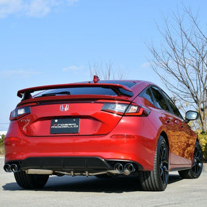 ROSSO MODELLO COLBASSO GT-FOUR QUAD TITANIUM TAIL BLACK EXHAUST MUFFLER FOR HONDA CIVIC FL1 AT MT L15C COBF-K345-BLACK