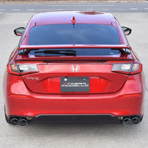 ROSSO MODELLO COLBASSO GT-FOUR QUAD TITANIUM TAIL BLACK EXHAUST MUFFLER FOR HONDA CIVIC FL1 AT MT L15C COBF-K345-BLACK