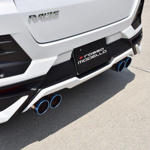 ROSSO MODELLO COLBASSO GT-FOUR QUAD TITANIUM TAIL BLUE EXHAUST MUFFLER FOR TOYOTA RAIZE 2WD TURBO A200A 1KR-VET COBF-M155-BLUE