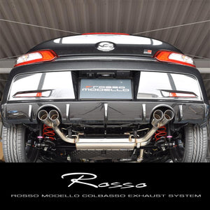 ROSSO MODELLO COLBASSO ZEEK S-FOUR QUAD STAINLESS TAIL EXHAUST MUFFLER FOR TOYOTA COPEN GR SPORT LA400A AT MT KF COBF-Z818S