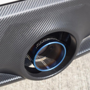 ROSSO MODELLO COLBASSO TI-R SINGLE EXIT TITANIUM TAIL BLUE EXHAUST MUFFLER FOR SUZUKI SWIFT SPORT ZC33S MT K14C COBR-R738-BLUE