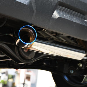 ROSSO MODELLO IKUSA-TI TITANIUM TAIL BLUE EXHAUST MUFFLER FOR MITSUBISHI DELICA MINI 4WD TURBO B38A BR06 4WDTURBO COBT-I505-BLUE