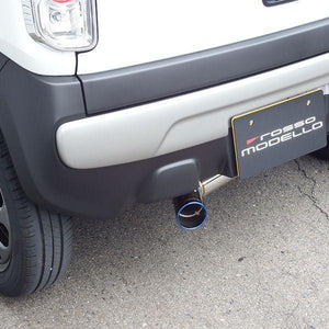 ROSSO MODELLO IKUSA-TI TITANIUM TAIL BLACK EXHAUST MUFFLER FOR MAZDA FLAIR CROSSOVER TURBO MS31S MS41S AT TURBO COBT-I731-BLACK