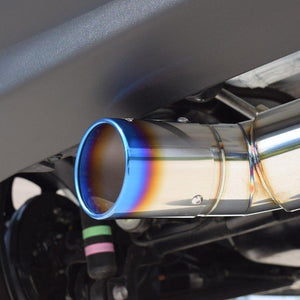 ROSSO MODELLO IKUSA-TI TITANIUM TAIL BLUE EXHAUST MUFFLER FOR SUZUKI XBEE 4WD MN71S K10C HYBRIDTURBO COBT-I740-BLUE