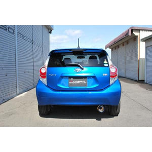 ROSSO MODELLO COLBASSO TI-C TITANIUM TAIL BLUE EXHAUST MUFFLER FOR TOYOTA AQUA NHP10 ZENKI 1NZ-FXE COBT-K132-BLUE