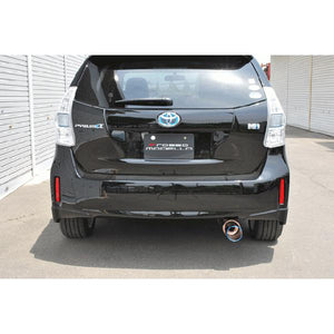 ROSSO MODELLO COLBASSO TI-C TITANIUM TAIL BLACK EXHAUST MUFFLER FOR TOYOTA PRIUS ALPHA ZVW41W 2ZR-5JM COBT-K133-BLACK