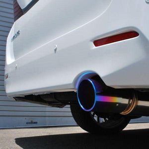 ROSSO MODELLO COLBASSO TI-C TITANIUM TAIL BLUE EXHAUST MUFFLER FOR TOYOTA VELLFIRE ANH25W 2AZ-FE COBT-K140-BLUE