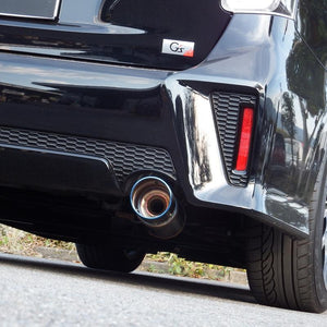 ROSSO MODELLO COLBASSO TI-C TITANIUM TAIL BLUE EXHAUST MUFFLER FOR TOYOTA PRIUS ALPHA G'S ZVW41W 2ZR-5JM COBT-K144-BLUE