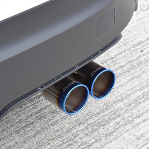 ROSSO MODELLO COLBASSO TI-C TITANIUM TAIL SILVER EXHAUST MUFFLER FOR TOYOTA C-HR HYBRID ZYX10 ZENKI 2ZR-1NM COBT-K151-SILVER