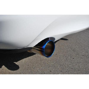 ROSSO MODELLO COLBASSO TI-C TITANIUM TAIL BLACK EXHAUST MUFFLER FOR NISSAN FUGA Y51 VQ25HR COBT-K216-BLACK