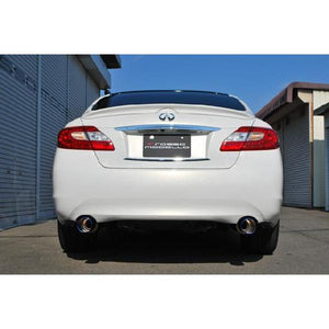 ROSSO MODELLO COLBASSO TI-C TITANIUM TAIL BLACK EXHAUST MUFFLER FOR NISSAN FUGA Y51 VQ25HR COBT-K216-BLACK