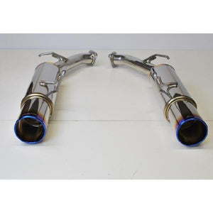 ROSSO MODELLO COLBASSO TI-C TITANIUM TAIL BLUE EXHAUST MUFFLER FOR NISSAN FUGA Y51 VQ25HR COBT-K216-BLUE