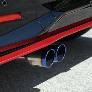 ROSSO MODELLO COLBASSO TI-C TITANIUM TAIL SILVER EXHAUST MUFFLER FOR NISSAN NOTE AURA NISMO 4WD FSNE13 HR12-EM47-MM48 COBT-K223-SILVER