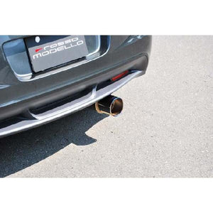 ROSSO MODELLO COLBASSO TI-C TITANIUM TAIL BLACK EXHAUST MUFFLER FOR HONDA CR-Z ZF1 AT LEA-MF6 COBT-K318-BLACK