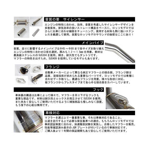 ROSSO MODELLO COLBASSO TI-C TITANIUM TAIL BLACK EXHAUST MUFFLER FOR HONDA FIT RS GE8 ZENKI AT MT L15A COBT-K322-BLACK