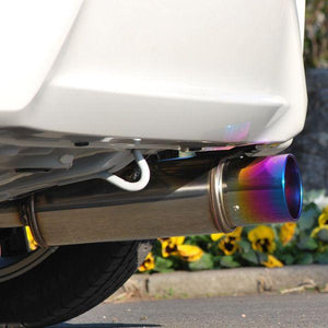 ROSSO MODELLO COLBASSO TI-C TITANIUM TAIL BLUE EXHAUST MUFFLER FOR HONDA FIT RS GK5 MT L15B COBT-K331-BLUE