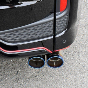 ROSSO MODELLO COLBASSO TI-C TITANIUM TAIL SILVER EXHAUST MUFFLER FOR HONDA STEP WAGON SPADA RP3 RP5 L15B TURBO COBT-K337-SILVER