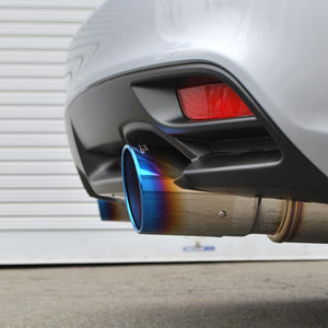 ROSSO MODELLO COLBASSO TI-C TITANIUM TAIL BLACK EXHAUST MUFFLER FOR SUBARU LEVORG VM4 FB16 COBT-K404-BLACK