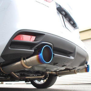 ROSSO MODELLO COLBASSO TI-C TITANIUM TAIL BLUE EXHAUST MUFFLER FOR SUBARU LEVORG VM4 FB16 COBT-K404-BLUE