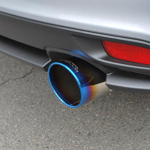 ROSSO MODELLO COLBASSO TI-C TITANIUM TAIL BLUE EXHAUST MUFFLER FOR SUBARU LEVORG VM4 FB16 COBT-K404-BLUE