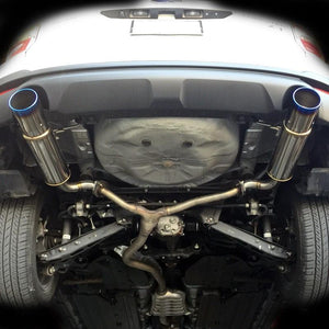 ROSSO MODELLO COLBASSO TI-C TITANIUM TAIL SILVER EXHAUST MUFFLER FOR SUBARU FORESTER SJG FA20 COBT-K406-SILVER