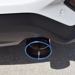 ROSSO MODELLO COLBASSO TI-C TITANIUM TAIL BLACK EXHAUST MUFFLER FOR SUBARU LEVORG VN5 CB18 COBT-K407-BLACK