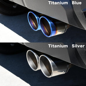 ROSSO MODELLO COLBASSO TI-C TITANIUM TAIL BLUE EXHAUST MUFFLER FOR MITSUBISHI DELICA MINI 4WD TURBO B38A BR06 TURBO COBT-K505-BLUE