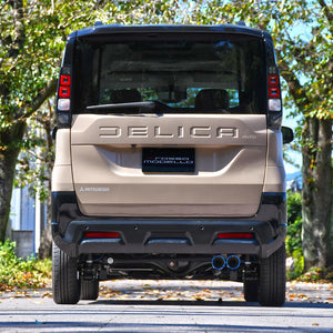 ROSSO MODELLO COLBASSO TI-C TITANIUM TAIL BLUE EXHAUST MUFFLER FOR MITSUBISHI DELICA MINI 4WD TURBO B38A BR06 TURBO COBT-K505-BLUE