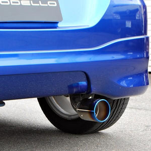 ROSSO MODELLO COLBASSO TI-C TITANIUM TAIL SILVER EXHAUST MUFFLER FOR SUZUKI SWIFT RS ZC72S AT K12B COBT-K726-SILVER