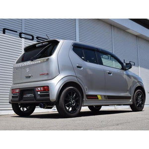 ROSSO MODELLO COLBASSO TI-C TITANIUM TAIL SILVER EXHAUST MUFFLER FOR SUZUKI ALTO TURBO RS HA36S R06A TURBO COBT-K734-SILVER